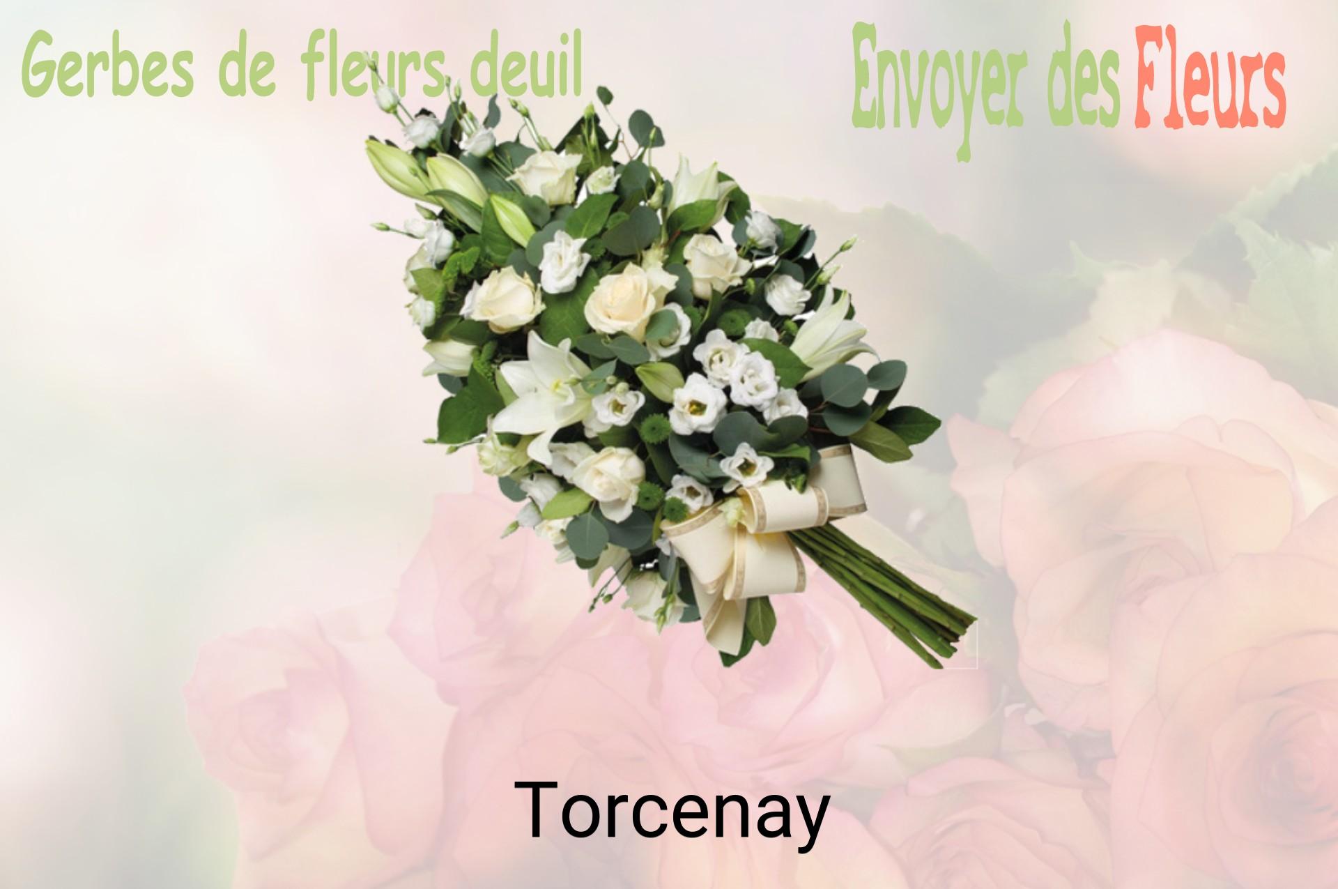 Gerbe de fleurs de deuil livrée à Torcenay